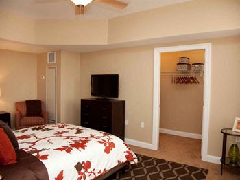 Oversized walk-in closets